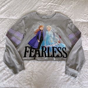 Disney Frozen II Cropped Long Sleeve Shirt